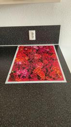 Rode rozen puzzels, 1000 stuks. Andrea Tilk., Ophalen of Verzenden, 500 t/m 1500 stukjes, Zo goed als nieuw, Legpuzzel