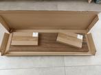 Stoere wandplank met klassieke metalen dragers, Ophalen of Verzenden, Nieuw