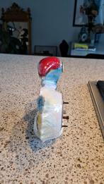 Vintage Porseleinen Klokje met Papegaai - Made in Germany, Ophalen of Verzenden