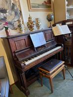 Kemble Upright Piano met Kruk, Ophalen, Gebruikt, Bruin, Piano
