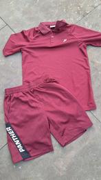 Bordeauxrood sportset maat 152 broek en shirt, Ophalen of Verzenden, Zo goed als nieuw, Jongen, Sport- of Zwemkleding
