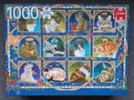 Jumbo 1000 stukjes puzzel - Katten Horoscoop, Ophalen of Verzenden, 500 t/m 1500 stukjes, Zo goed als nieuw, Legpuzzel