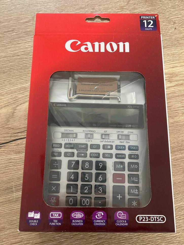 Canon P23-DTSC Rekenmachine - Nieuw in Verpakking, Diversen, Rekenmachines, Ophalen of Verzenden