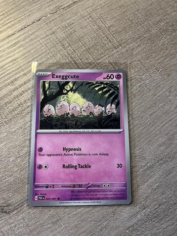 Exeggcute 023/091 Paldean Fates - Pokémon Kaart beschikbaar voor biedingen