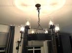 Prachtige kasteellamp industrieel (hanglamp), Huis en Inrichting, Ophalen, Zo goed als nieuw, Glas, 50 tot 75 cm