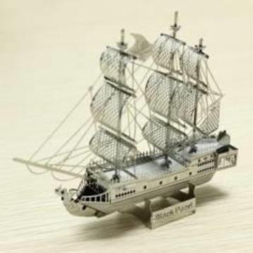 Metalen bouwpakket ZOYO Black Pearl Pirate Ship 3D Laser beschikbaar voor biedingen
