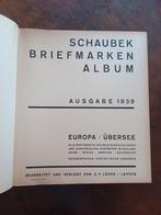 Schaubek 1939 Europa + overzeese gebieden, Postzegels en Munten, Postzegels | Volle albums en Verzamelingen, Ophalen of Verzenden