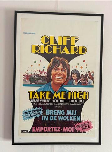 Cliff Richard - Take Me High Filmposter Ingelijst beschikbaar voor biedingen