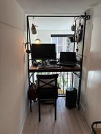 Hoog bureau met stoel (IKEA), Huis en Inrichting, Bureaus, Ophalen of Verzenden, Zo goed als nieuw, Bureau