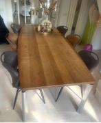 Leolux Eettafel - Massief Eiken - 240x110cm, Huis en Inrichting, Tafels | Eettafels, Ophalen, Gebruikt, 100 tot 150 cm, Eikenhout