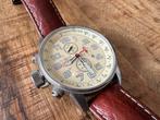 Invicta Force Terra Lefty 2772 heren horloge 46mm, Overige merken, Polshorloge, Ophalen of Verzenden, Leer