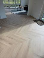Hebeta Charente Visgraat XL Eiken Naturel pvc vloer, Ophalen, Crème, 75 m² of meer, PVC VLOEREN VISGRAAT