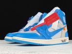 Jordan 1 Retro High Off-White University Blue, Kleding | Heren, Schoenen, Ophalen of Verzenden, Nieuw, Blauw