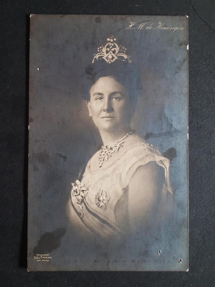 Ansichtkaart Koningin Wilhelmina Koningshuis Royal, Verzamelen, Ansichtkaarten | Themakaarten, Ongelopen, Voor 1920, Sterren en Beroemdheden