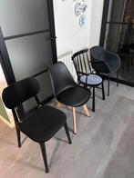 2 stoelen. Samen voor 10,-., Ophalen, Gebruikt, Zwart, Vijf, Zes of meer stoelen