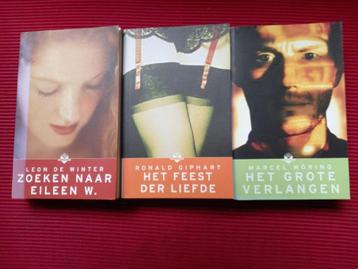 boektoppers nieuw : Ronald Giphart ,Leon de Winter ,M Möring beschikbaar voor biedingen