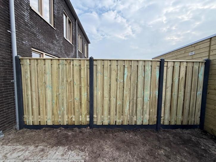 Hout-beton schuttingen, Gratis offerte!, Tuin en Terras, Schuttingen, Nieuw, Minder dan 3 meter, Ophalen