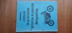Honda  CR 50 R  montagehandleiding., Boeken, Ophalen of Verzenden, Zo goed als nieuw