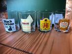 Vintage whiskey glazen. Haig, black&white, J&B, graint, Ophalen of Verzenden