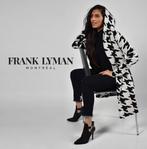 Frank Lyman vest jasje zwart wit pied de poule maat XL, Jasje, Zo goed als nieuw, Maat 46/48 (XL) of groter, Frank Lyman