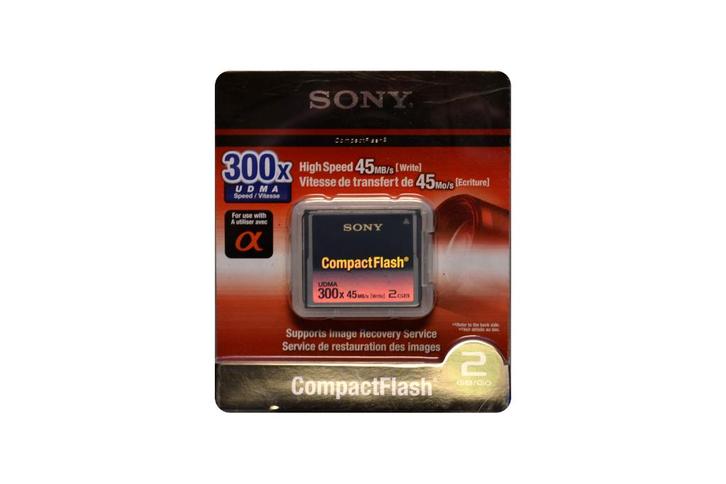 Sony 2GB Compactflash geheugenkaart, Audio, Tv en Foto, Fotografie | Geheugenkaarten, Nieuw, Compact Flash (CF), 2 GB, Fotocamera