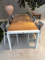 Tuinset Rialto-Tutti, Ophalen, Gebruikt, 6 zitplaatsen, Teakhout