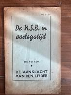 NSB " De NSB in Oorlogstijd", Verzamelen, Militaria | Tweede Wereldoorlog, Ophalen of Verzenden, Overige soorten, Nederland, Boek of Tijdschrift