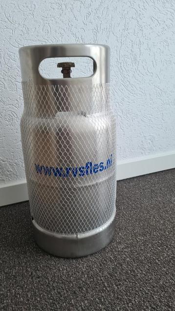 RVS Gasfles  beschikbaar voor biedingen