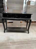 Zwarte glans lak side tafel, Huis en Inrichting, Ophalen, Gebruikt, 50 tot 100 cm, 25 tot 50 cm