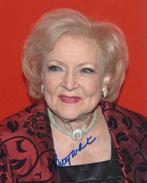 Originele handtekening Betty White, Verzamelen, Film en Tv, Tv, Foto of Kaart, Ophalen of Verzenden, Zo goed als nieuw