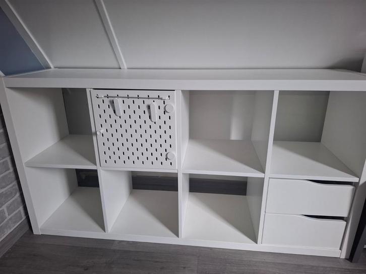 Kallax kast ikea, Huis en Inrichting, Kasten | Wandmeubels, Zo goed als nieuw, Minder dan 100 cm, Minder dan 150 cm, 25 tot 50 cm