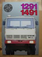 Steyr Serie 1291 & 1491 Brochure 1982, Boeken, Auto's | Folders en Tijdschriften, Overige merken, Zo goed als nieuw, Steyr, Ophalen