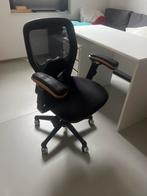 Mooie Bureaustoel met Rugondersteuning, Huis en Inrichting, Bureaustoelen, Zwart, Ophalen of Verzenden, Zo goed als nieuw, Bureaustoel