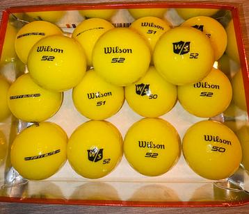 15 x Wilson Fifty Elite Geel golfballen TOP STAAT!! beschikbaar voor biedingen
