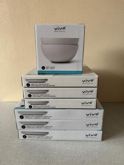 12 NIEUWE borden VIVO van Villeroy & Boch 21 en 27 CM Ø, Huis en Inrichting, Keuken | Servies, Nieuw, Bord(en), Overige stijlen