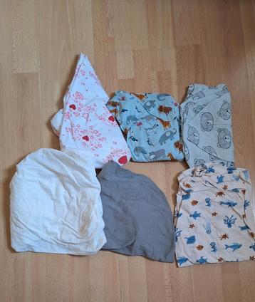 6 hoezen voor aankleedkussen  beschikbaar voor biedingen