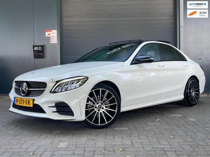 Mercedes-Benz C-klasse 200 4MATIC Premium Pack AMG PANO CAME, Auto's, Mercedes-Benz, Bedrijf, Te koop, C-Klasse, 4x4, ABS, Achteruitrijcamera