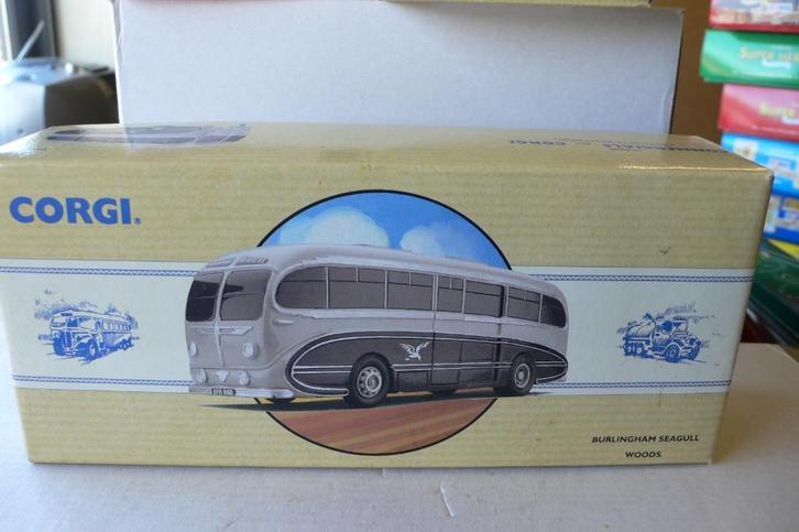 burlingham seagull woods -corgi 1/50 LET OP ! HAGELNIEUW!!!!, Hobby en Vrije tijd, Modelauto's | 1:50, Nieuw, Bus of Vrachtwagen