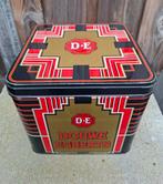 VINTAGE GROOT "DOUWE EGBERTS" bewaarblik in Art Deco stijl, Ophalen of Verzenden, Gebruikt, Koffie, Douwe Egberts