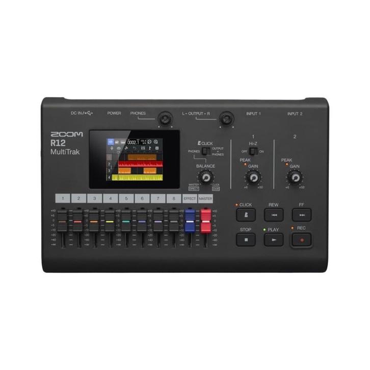 Zoom R12 Multi Track Recorder / Audio interface SUPERPRIJS!, Audio, Tv en Foto, Professionele Audio-, Tv- en Video-apparatuur