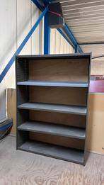 Metalen Stellingkast Grijs - 102x140x31 cm, Ophalen, Met plank(en), Gebruikt, 100 tot 150 cm