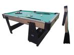 Pooltafel / Airhockey TopTable Twist 2-1 Max Mobile, Wood, Ophalen of Verzenden, Nieuw, Pooltafel