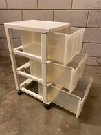 Kunststof ladeblok op wieltjes - 3 lades, Huis en Inrichting, Kasten | Ladekasten, Ophalen, Gebruikt