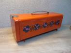 Vintage oranje Brabantia ontbijtkoekblik, Verzamelen, Retro, Ophalen of Verzenden, Huis en Inrichting
