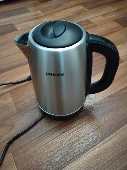 Philips waterkoker, Witgoed en Apparatuur, Waterkokers, Gebruikt, 1 tot 2 liter, Rvs, Ophalen of Verzenden