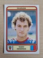 Panini Voetbal 80 Terry Hendriks Haarlem, Ophalen of Verzenden, Zo goed als nieuw