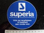 sticker superia logo trimfietsen racefietsen wielrenfietsen, Verzenden, Zo goed als nieuw, Merk