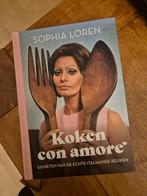 Sophia Loren, CON AMORE, genieten vd echte Italiaanse keuken, Boeken, Ophalen of Verzenden, Gelezen, Italië