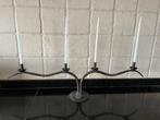 2 Hysteria Kandelaars, Huis en Inrichting, Gebruikt, Ophalen of Verzenden, Metaal, Zwart