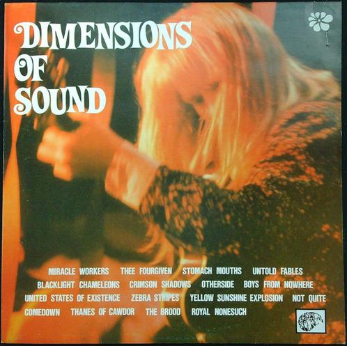 Various DIMENSIONS OF SOUND Germany 1987 compilation LP, Cd's en Dvd's, Vinyl | Verzamelalbums, Zo goed als nieuw, Rock en Metal